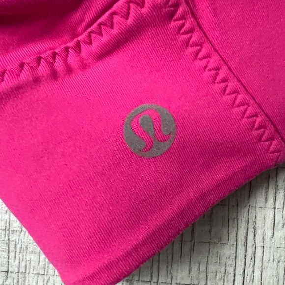 LULULEMON Oxygen Bra Jewelled Magenta Pink Size 6 - Picture 11 of 12